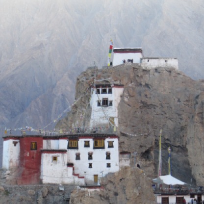 Dhankar Gompa as we saw it from a distance